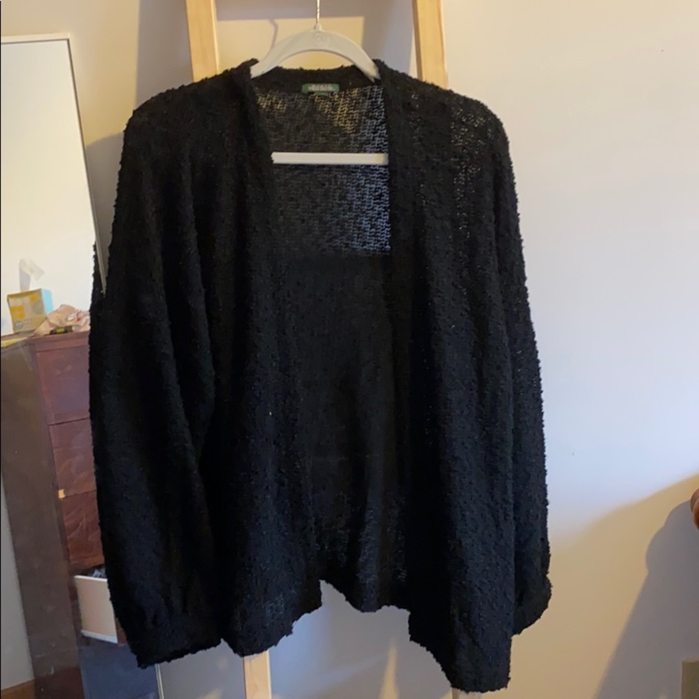 Black Spring Cardigan